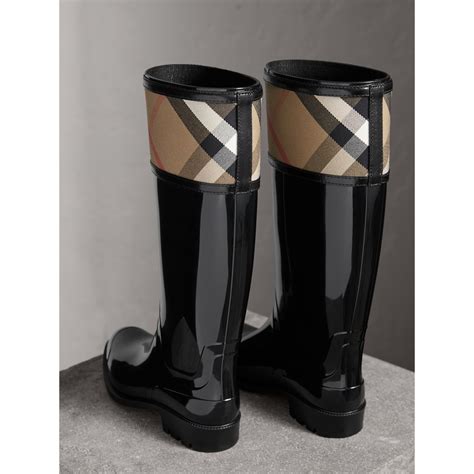 burberry lisson house check rain boot|net a porter Burberry rain boots.